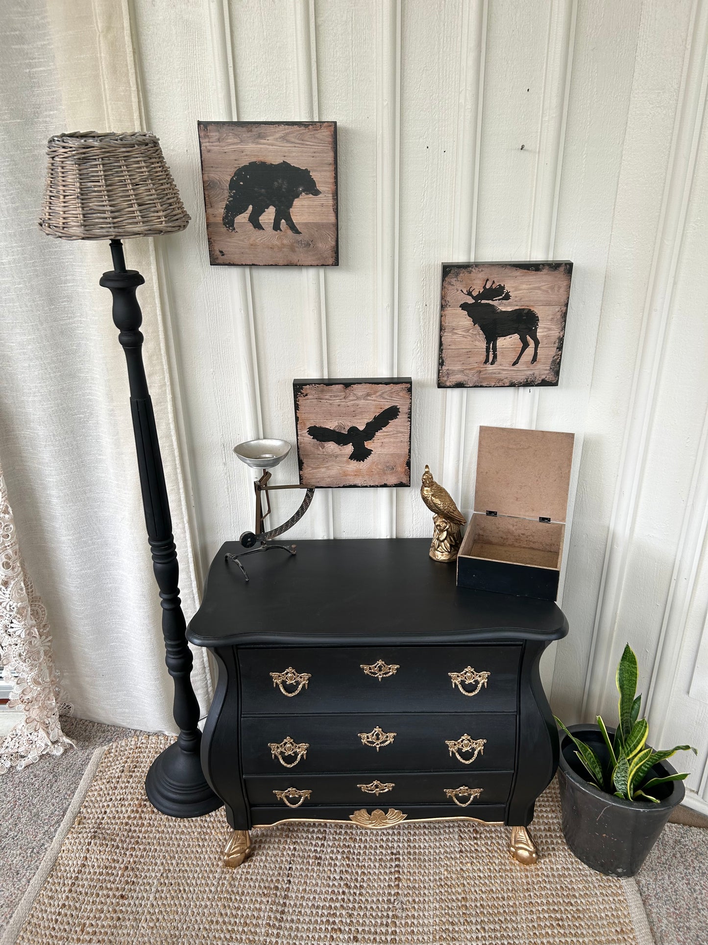 Buikkastje "Black & Gold"