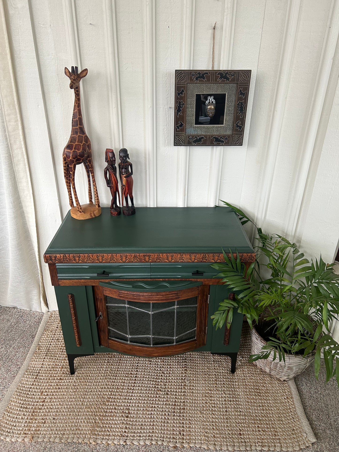 Klein dressoir "Manor Green"