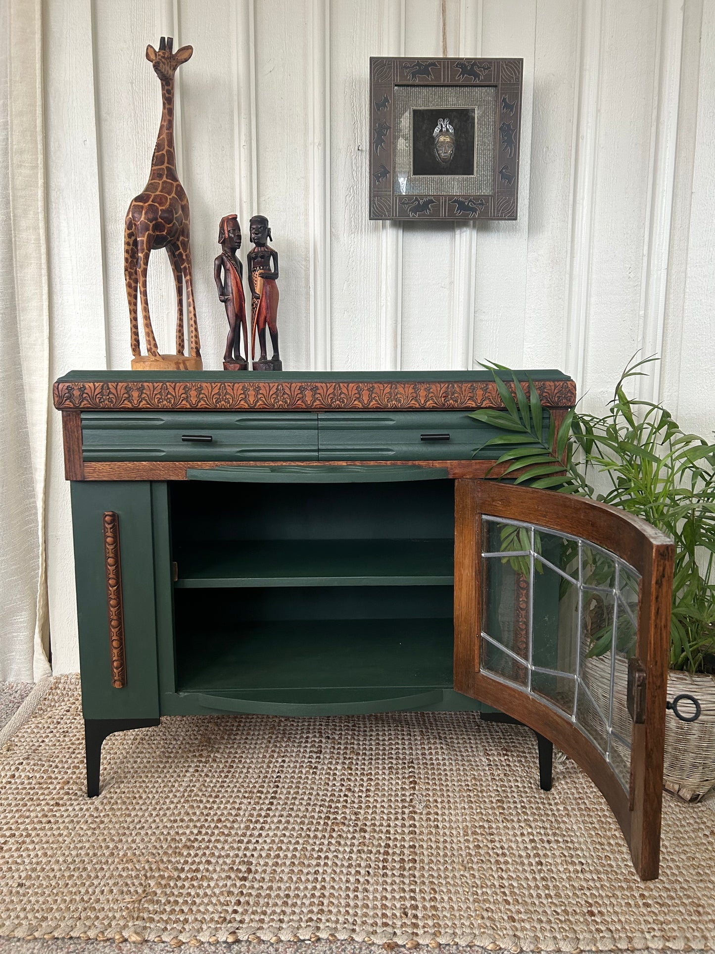 Klein dressoir "Manor Green"