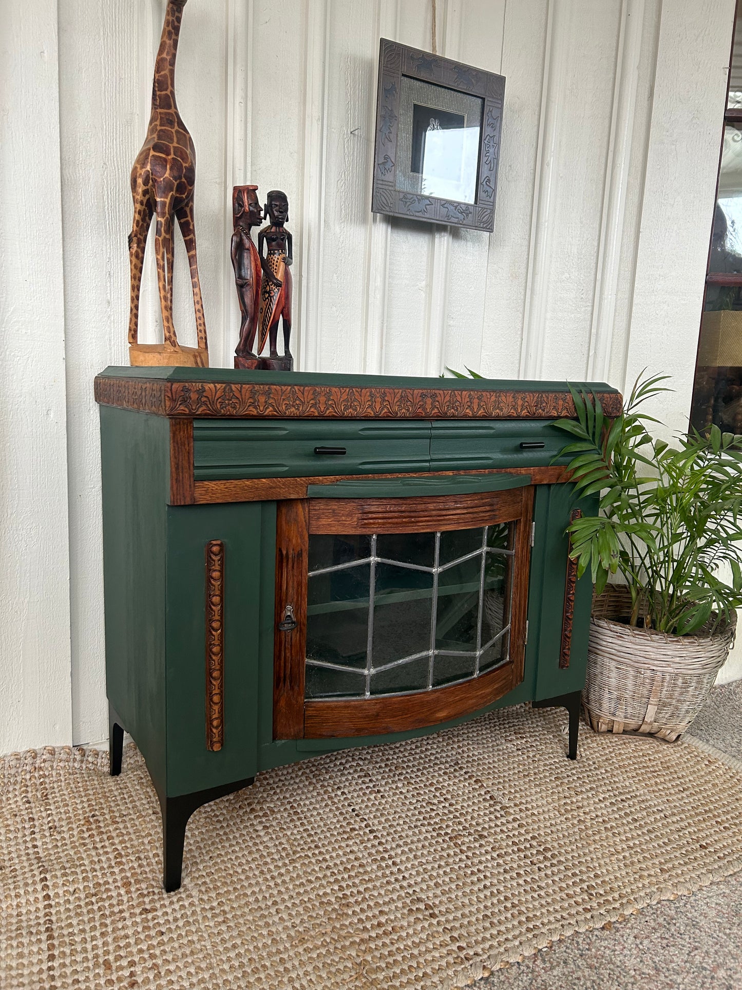 Klein dressoir "Manor Green"