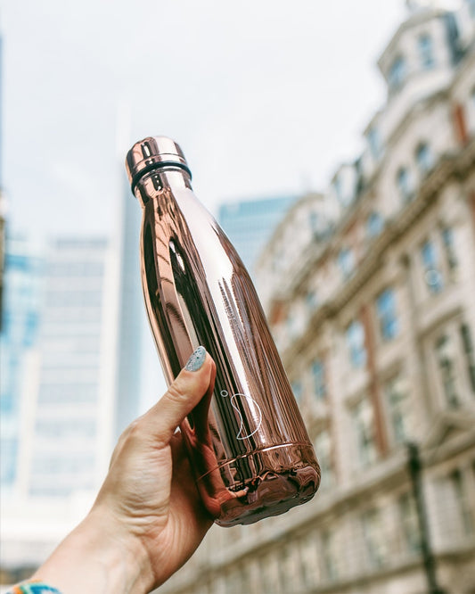 Chilly's Thermo fles - Chrome Rose Gold
