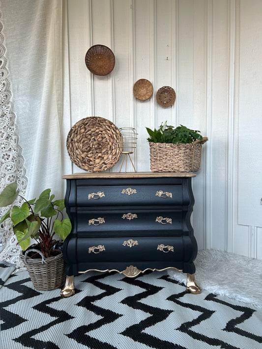 Buikkastje "Zwart + blank"