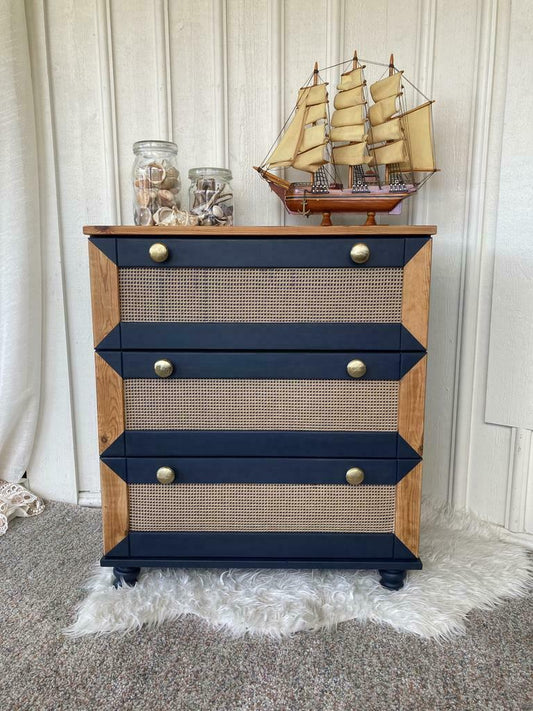 Ladekast "Blue webbing"