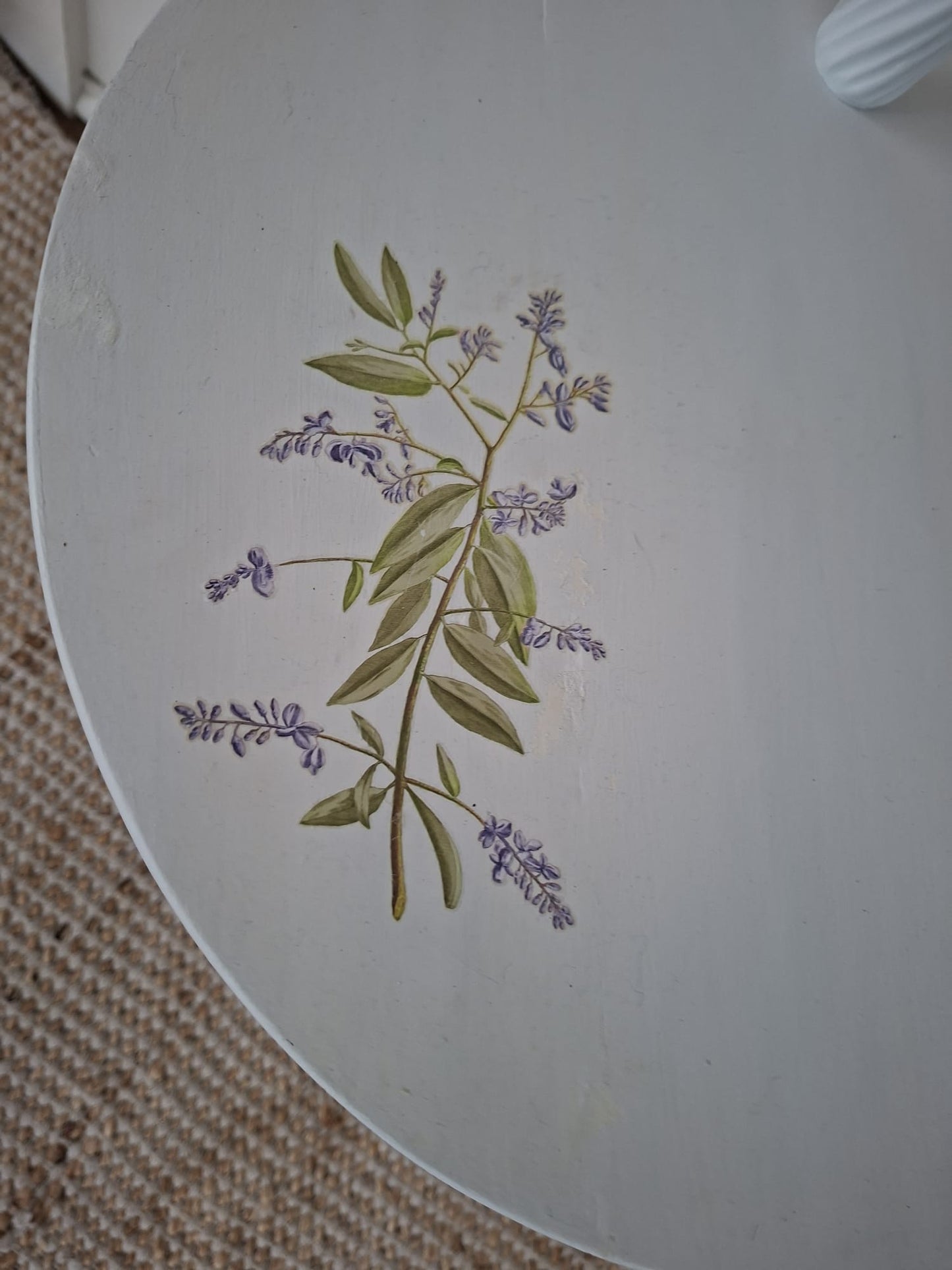 Tafeltje "Wit bloemen"